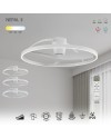 NEPAL II * VENTILADOR / PLAFÓN LED - BLANCO